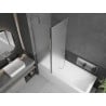 Mexen Flip paravan cadă dus cu 2 aripi 120 x 150 cm, mat, crom - 894-120-101-01-30