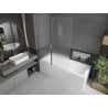 Mexen Flip paravan cadă dus cu 2 aripi 120 x 150 cm, mat, crom - 894-120-101-01-30