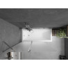 Mexen Flip paravan cadă cu 2 aripi 120 x 150 cm, înghețat, crom - 894-120-101-01-30