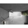 Mexen Flip paravan cadă dus cu 2 aripi 120 x 150 cm, mat, crom - 894-120-101-01-30