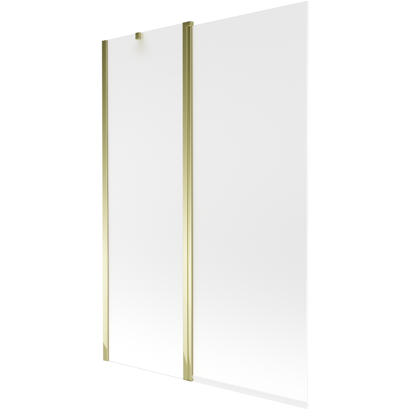 Mexen Flip paravan pentru cadă cu 2 aripi 120 x 150 cm, mat, auriu - 894-120-101-50-30
