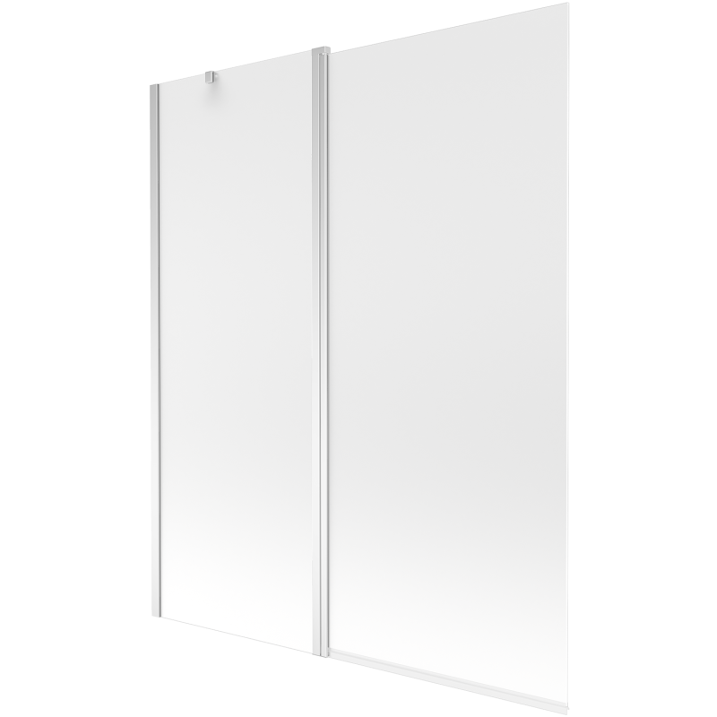 Mexen Flip paravan cadă 1-aripă 140 x 150 cm, Înghețat, Crom - 894-140-101-01-30