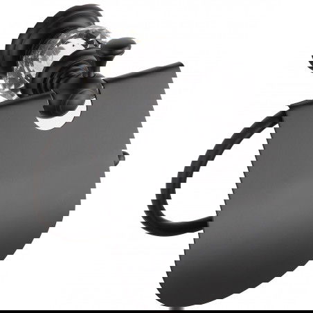 Mexen Estela WC-papírtartó, fekete - 7011533-70