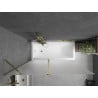 Mexen Flip paravan cadă cu 2 panouri, 140 x 150 cm, mat, auriu - 894-140-101-50-30