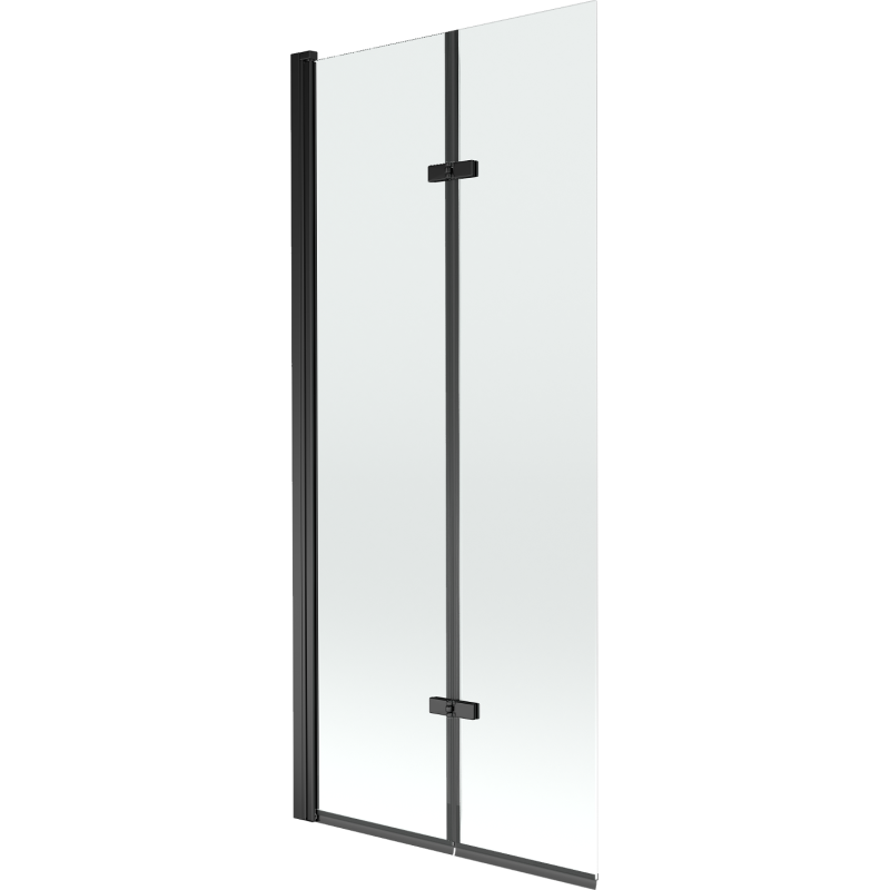 Mexen Castor paravan cadă 2-aripi 80 x 150 cm, Transparent, Neagră - 892-080-002-70-00