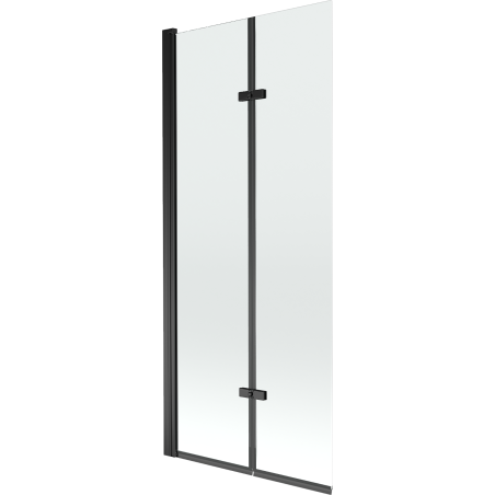 Mexen Castor paravan cadă 2-aripi 80 x 150 cm, Transparent, Neagră - 892-080-002-70-00