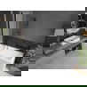 Mexen Castor paravan cadă 2-aripi 80 x 150 cm, Înghețat, Neagră - 892-080-002-70-30