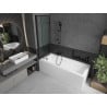 Mexen Castor paravan cadă 2-aripi 120 x 150 cm, Model negru, Neagră - 892-120-002-70-70