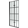 Mexen Castor paravan cadă 2-aripi 80 x 150 cm, Model negru, Neagră - 892-080-002-70-77