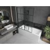 Mexen Castor paravan cadă 2-aripi 120 x 150 cm, Model negru, Neagră - 892-120-002-70-77