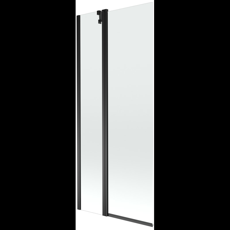 Mexen Flip paravan cadă 1-aripă 80 x 150 cm, Transparent, Neagră - 894-080-101-70-00