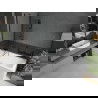 Mexen Flip paravan cadă 1-aripă 120 x 150 cm, Transparent, Neagră - 894-120-101-70-00