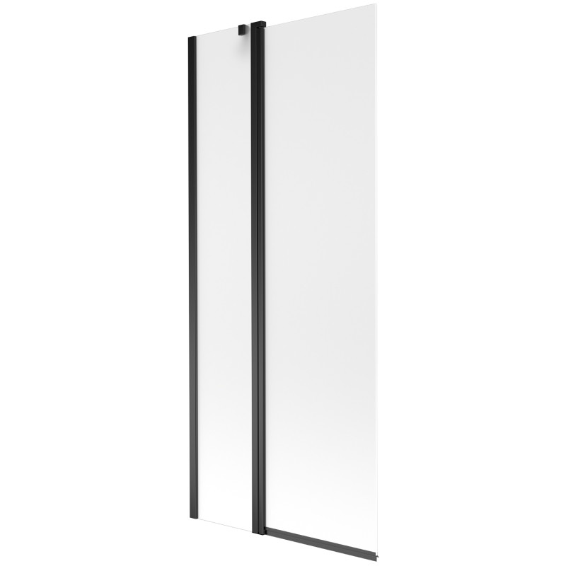 Mexen Flip perete de cadă cu 2 aripi 80 x 150 cm, satinat, negru - 894-080-101-70-30