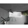 Mexen Flip paravan cadă 1-aripă 80 x 150 cm, Model negru, Neagră - 894-080-101-70-77