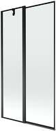 Mexen Flip paravan cadă 1-aripă 100 x 150 cm, Model negru, Neagră - 894-100-101-70-70