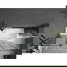 Mexen Flip paravan cadă 1-aripă 140 x 150 cm, Model negru, Neagră - 894-140-101-70-77