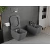Mexen Madox vas WC fără margini cu capac soft close slim, duroplast, gri închis mat - 30154061