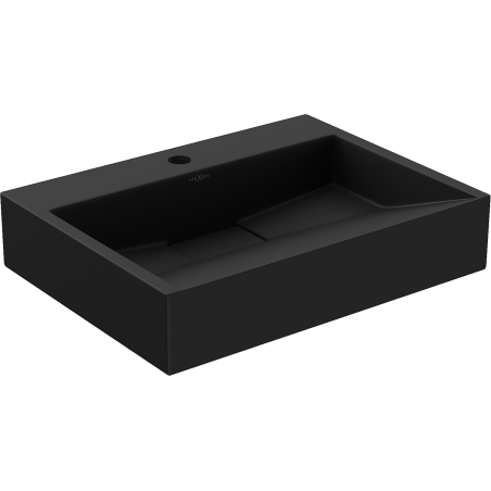 Mexen Ava pultra szerelhető konglomerát mosdókagyló 1 nyílás 50 x 38 cm, Fekete - 23015071