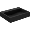Mexen Ava pultra szerelhető mosdó konglomerátumból 1/O 50 x 38 cm, fekete - 23015071