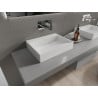 Mexen Ava lavoar pe blat din conglomerat B/O 50 x 38 cm, alb - 23015000