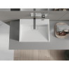 Mexen Ava chiuvetă de blat din conglomerat B/O 50 x 38 cm, albă - 23015000