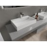 Mexen Ava chiuvetă de blat din conglomerat 1/O 60 x 38 cm, albă - 23016001