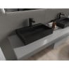 Mexen Ava chiuvetă de blat din conglomerat 1/O 60 x 38 cm, neagră - 23016071