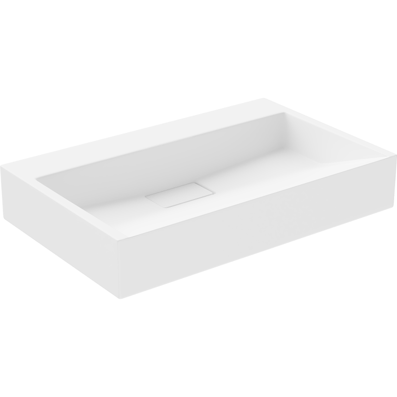 Mexen Ava chiuvetă deasupra tejghelei din conglomerat B/O 60 x 38 cm, albă - 23016000