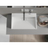 Mexen Ava 60 x 38 cm-es, fehér konglomerátum pult feletti mosdó - 23016000