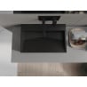 Mexen Ava chiuvetă de blat din conglomerat B/O 60 x 38 cm, neagră - 23016070