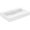 Mexen Ava pultra szerelhető konglomerát mosdókagyló 1 nyílás 70 x 46 cm, Fehér - 23017001