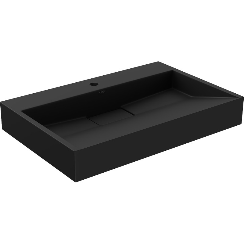 Mexen Ava pultba épített mosdó konglomerátumból 1/O 70 x 46 cm, fekete - 23017071