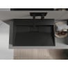 Mexen Ava chiuvetă de blat din granit compozit B/O 70 x 46 cm, neagră - 23017070