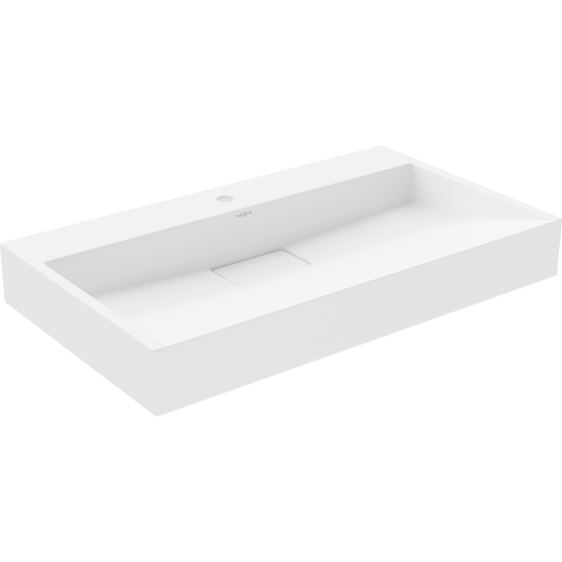 Mexen Ava pult feletti mosdókagyló konglomerátumból 1/O 80 x 46 cm, fehér - 23018001