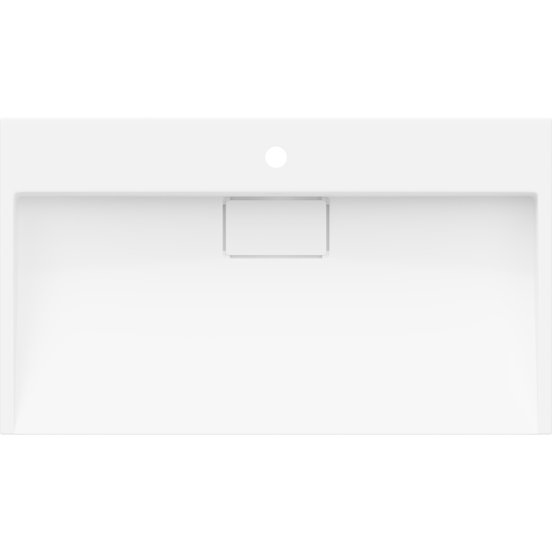 Mexen Ava lavoar pe blat din conglomerat 1/O 80 x 46 cm, alb - 23018001