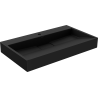 Mexen Ava 80 x 46 cm-es, fekete, konglomerátum pultra szerelhető mosdó 1/O - 23018071