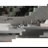 Mexen Ava chiuvetă pe blat din conglomerat fără orificii 80 x 46 cm, Albă - 23018000