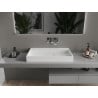Mexen Ava pult feletti mosdó konglomerátumból B/O 80 x 46 cm, fehér - 23018000
