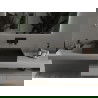 Mexen Ava chiuvetă pe blat din conglomerat fără orificii 80 x 46 cm, Neagră - 23018070