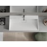 Mexen Ava chiuvetă de blat din conglomerat 1/O 90 x 46 cm, albă - 23019001