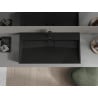 Mexen Ava chiuvetă de blat din conglomerat 1/O 90 x 46 cm, neagră - 23019071