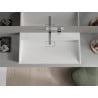 Mexen Ava munkalapra szerelhető mosdó konglomerátumból B/O 90 x 46 cm, fehér - 23019000