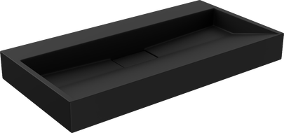 Mexen Ava chiuvetă de suprafață din conglomerat B/O 90 x 46 cm, neagră - 23019070