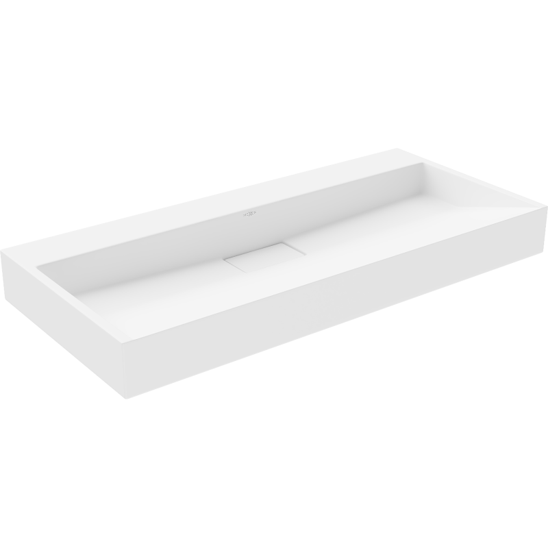 Mexen Ava asztali pulton álló mosdó konglomerátum B/O 100 x 46 cm, fehér - 23011000