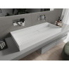 Mexen Ava asztali pulton álló mosdó konglomerátum B/O 100 x 46 cm, fehér - 23011000