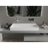 Mexen Ava asztali pulton álló mosdó konglomerátum B/O 100 x 46 cm, fehér - 23011000