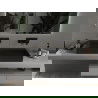 Mexen Ava chiuvetă pe blat din conglomerat fără orificii 100 x 46 cm, Neagră - 23011070