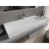 Mexen Ava lavoar deasupra blatului din conglomerat 1/O 120 x 46 cm, alb - 23011201