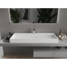 Mexen Ava lavoar deasupra blatului din conglomerat 1/O 120 x 46 cm, alb - 23011201