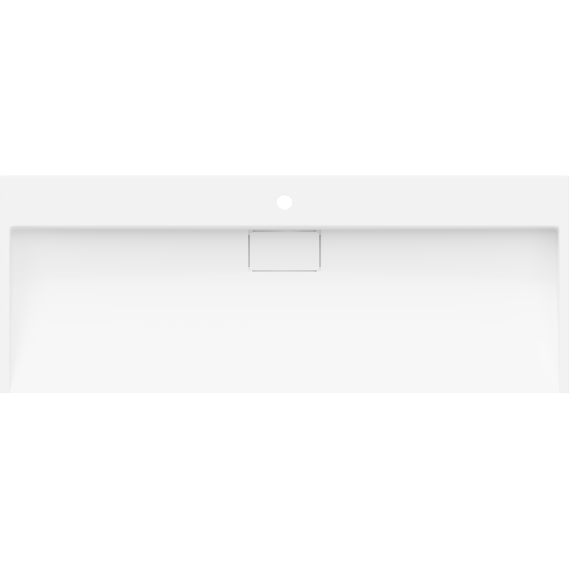 Mexen Ava lavoar deasupra blatului din conglomerat 1/O 120 x 46 cm, alb - 23011201